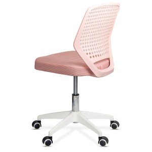 Scaun de birou pentru copii din stofa roz, confortabil si reglabil OFF 329 Scaun de birou pentru copii din stofa roz, confortabil si reglabil OFF 329