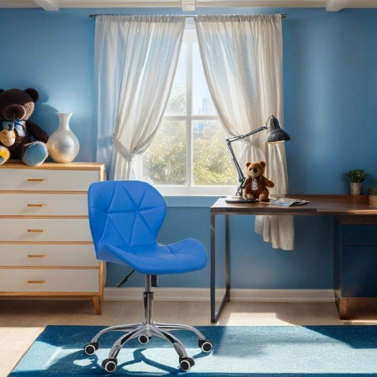 OFF 334 children's office chair blue