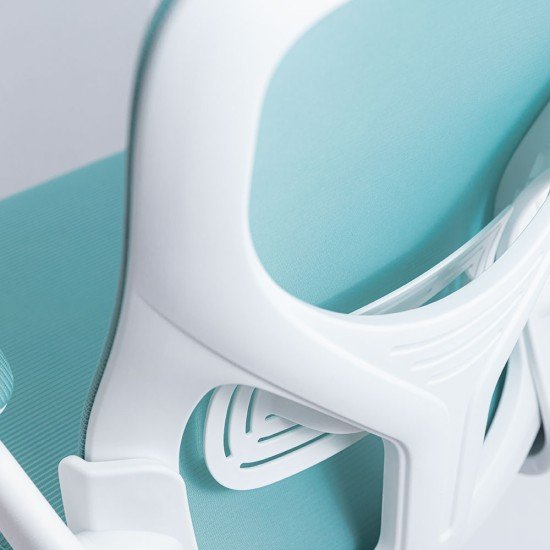 Scaun de birou ergonomic cu spatar inalt si cotiere rabatabile OFF 336 bleu