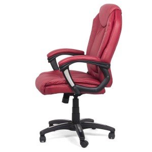Scaun ergonomic de birou din piele ecologica OFF 356 visiniu Scaun ergonomic de birou din piele ecologica OFF 356 visiniu