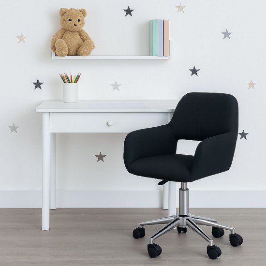 Scaun de birou din stofa OFF 380 negru Scaun de birou din stofa OFF 380 negru