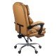 Executive chair with footrest OFF 411 beige
