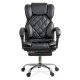 Elegant executive chair with footrest OFF 412 black