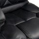 Elegant executive chair with footrest OFF 412 black