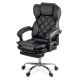 Elegant executive chair with footrest OFF 412 black