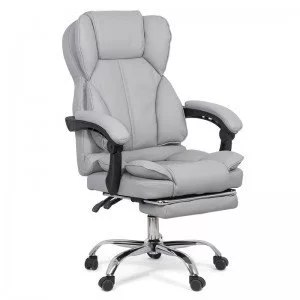 Scaun directorial cu suport de picioare OFF 415 gri
