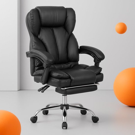 Executive chair with footrest OFF 415 black