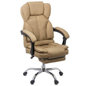 Scaun de birou executiv cu suport de picioare OFF 415F bej Scaun de birou executiv cu suport de picioare OFF 415F bej
