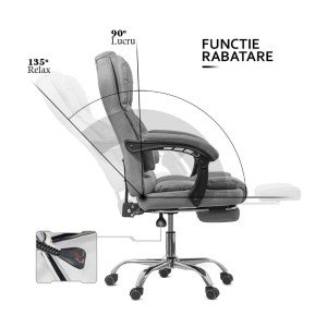 Scaun birou textil OFF 415F gri Scaun birou textil OFF 415F gri