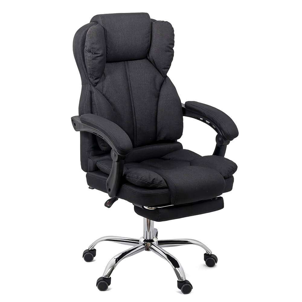 Scaun de birou executiv cu suport de picioare off 415f negru