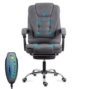 Office chair with massage OFF 4181M grey Office chair with massage OFF 4181M grey