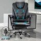 Office and home massage chair with 7 massage points OFF 418M black