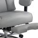 Scaun directorial gri OFF 421 rezistent pana la 150 kg cu suport pentru picioare