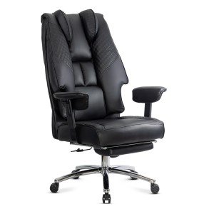 OFF 421 black executive chair made of eco-leather with adjustable arms and spring seat OFF 421 black executive chair made of eco-leather with adjustable arms and spring seat