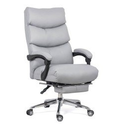 Scaun directorial cu suport de picioare OFF 422 gri