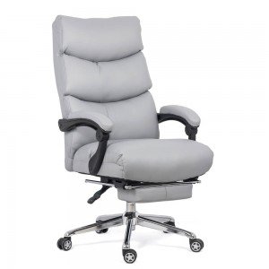 Scaun directorial cu suport de picioare OFF 422 gri