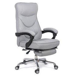 Executive chair with footrest OFF 423 grey