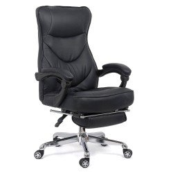 Scaun directorial cu suport de picioare OFF 423 negru Scaun directorial cu suport de picioare OFF 423 negru