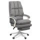 Textile executive chair with footrest OFF 426 grey