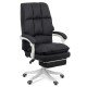 Textile executive chair with footrest OFF 426 black