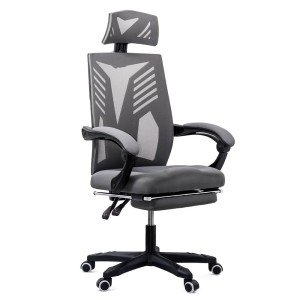 Scaun de gaming cu suport pentru picioare OFF 427 gri Scaun de gaming cu suport pentru picioare OFF 427 gri