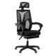 Office chair for mesh gaming and footrest OFF 427 black Office chair for mesh gaming and footrest OFF 427 black