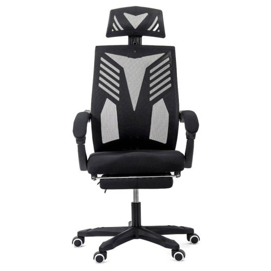 Office chair for mesh gaming and footrest OFF 427 black Office chair for mesh gaming and footrest OFF 427 black