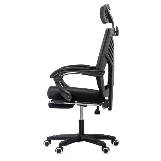 Office chair for mesh gaming and footrest OFF 427 black Office chair for mesh gaming and footrest OFF 427 black