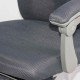 Mesh office chair with headrest and footrest OFF 430 grey