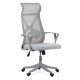 Mesh office chair adjustable in height OFF 431 light grey