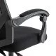 Scaun gaming negru din mesh, cu tetiera, ergonomic OFF 434