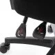 Scaun gaming negru din mesh, cu tetiera, ergonomic OFF 434
