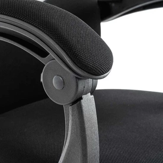 Scaun gaming negru din mesh, cu tetiera, ergonomic OFF 434