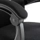 Scaun gaming negru din mesh, cu tetiera, ergonomic OFF 434
