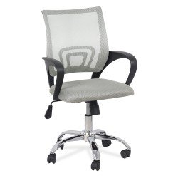 Scaun de birou din mesh si rotativ OFF 619 gri Scaun de birou din mesh si rotativ OFF 619 gri