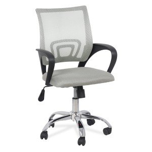 Scaun de birou din mesh si rotativ OFF 619 gri Scaun de birou din mesh si rotativ OFF 619 gri