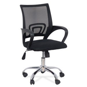 Scaun de birou din mesh si rotativ OFF 619 negru Scaun de birou din mesh si rotativ OFF 619 negru