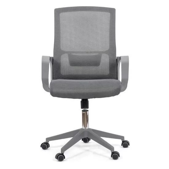Scaun de birou reglabil pe inaltime cu suport lombar OFF 631 gri