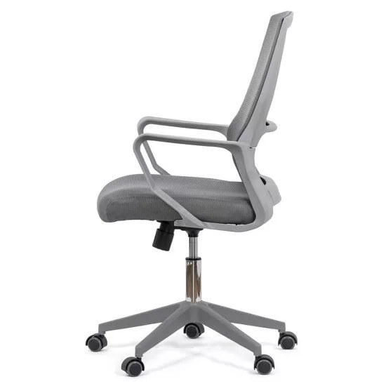Scaun de birou reglabil pe inaltime cu suport lombar OFF 631 gri