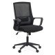 Office chair adjustable in height from mesh and lumbar support OFF 631 black