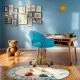 Scaun birou catifea OFF 640 bleu