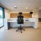 Scaun ergonomic de lucru negru din mesh cu suport picioare reglabil OFF 650