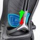 Scaun ergonomic de lucru negru din mesh cu suport picioare reglabil OFF 650