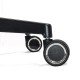 Scaun ergonomic de lucru negru din mesh cu suport picioare reglabil OFF 650
