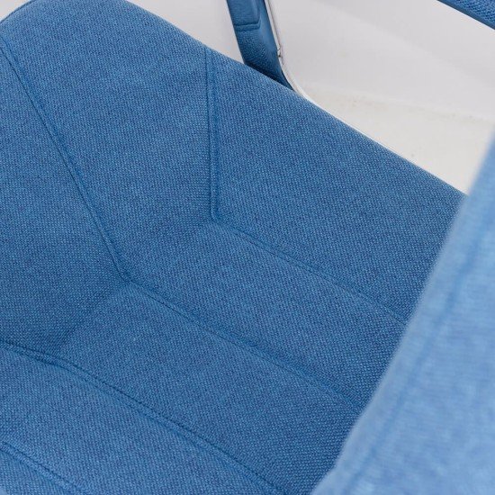 Scaun de birou managerial textil OFF 710 albastru