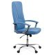 Scaun de birou managerial textil OFF 710 albastru