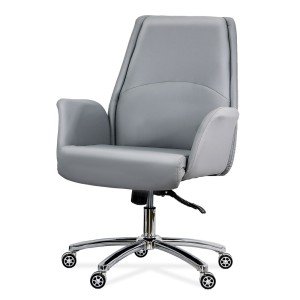 Office chair in ecological leather RESISTANT 200 KG OFF 800 grey Office chair in ecological leather RESISTANT 200 KG OFF 800 grey