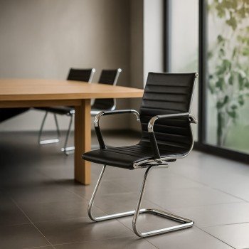 Scaune vizitatori OFF 806 negru