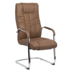 Scaune de vizitatori OFF 8115 maro Scaune de vizitatori OFF 8115 maro