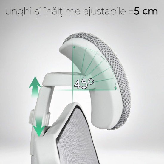 Scaun de birou ergonomic din mesh OFF 829 gri